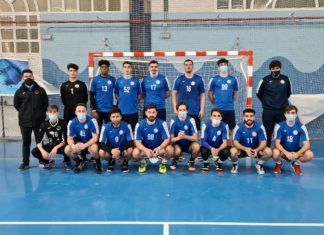 Defensa de la quinta plaza recibiendo a Pozoblanco defensa