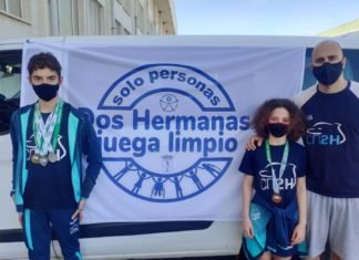 Cuatro medallas para Cristóbal Vargas en el Andaluz alevín cuatro medallas