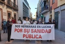 Marcha a pie al Hospital de Valme por la sanidad pública marcha pie