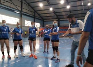 Partido de trámite del BM Montequinto femenino ante el Lepe partido de trámite