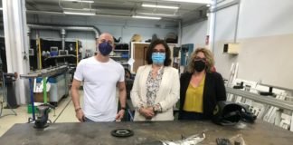 Visita de la delegada territorial de Educación al IES El Arenal visita