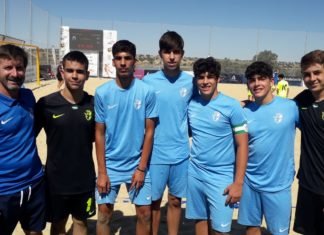 Amplia representación local en el Andaluz de fútbol playa amplia representación
