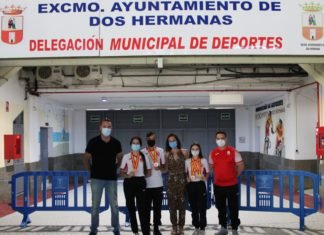 La Escuela Kyongju visita el Palacio de los Deportes escuela