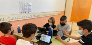 Ajedrez en la Escuela finaliza con unas simultáneas online Escuela de Ajedrez