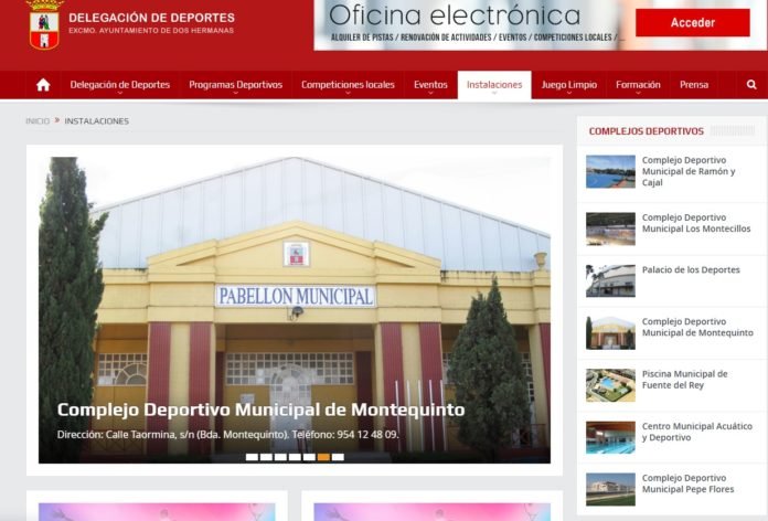 pagina-web-de-la-delegacion-de-deportes catálogo local