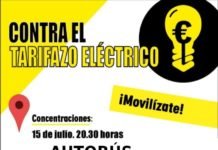 El tarifazo eléctrico moviliza una concentración en Sevilla tarifazo