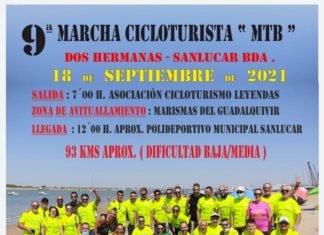 Leyendas 2H Cicloturismo prepara su 9ª Marcha Cicloturista a Sanlúcar leyendas