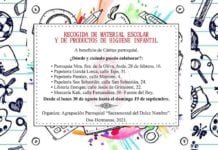 Recolecta solidaria de material escolar y productos de higiene infantil recolecta