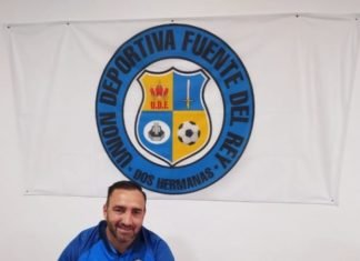 Juan José García Mena, entrenador de la U.D. Fuente del Rey Juan José García