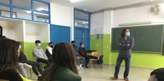 Taller de poesía con el alumnado del IES Alvareda taller de poesía