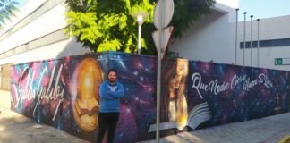 El IES Galilei Galilei concluye su mural sobre la violencia de género el ies galileo galilei