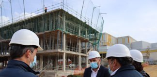 Las obras del nuevo IES supera el 20 por ciento de su ejecución obras del nuevo IES