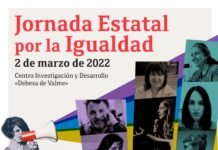 V Jornada Estatal por la Igualdad en Entrenúcleos ambicioso programa