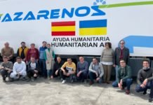 Transportes Frigoríficos Nazarenos lleva un camión de ayuda a Polania transportes frigoríficos nazarenos