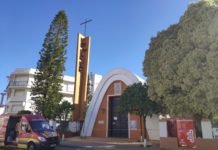 El derribo de la nave de la Parroquia del Rocío comenzará en breve derribo