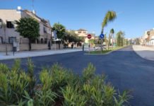 Apertura inminente al tráfico de la calle Tajo al finalizar las obras apertura inminente