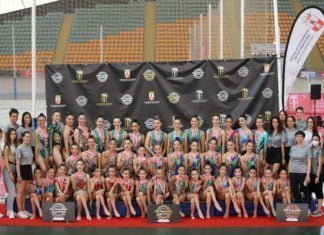 La rítmica nazarena gana en casa la rítmica nazarena