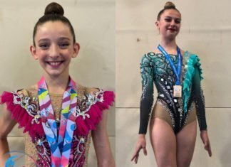 Medallas de oro y plata para la rítmica nazarena individual medallas de oro y plata