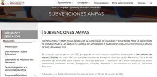 La convocatoria de subvenciones a las AMPAS ya está en marcha