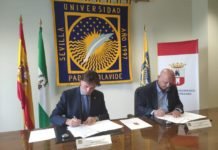 La reforma de la pista de atletismo de la UPO, lista antes de final de año la reforma de la pista