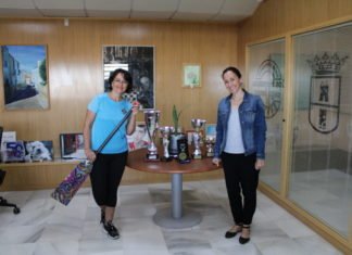 María Isabel Lovillo Villalón, recibida en la Delegación de Deportes María Isabel Lovillo