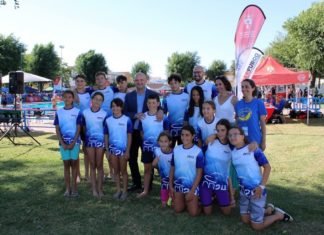 Tres medallas locales en el Campeonato Andaluz de Natación alevín tres medallas locales