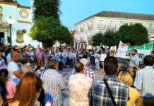La fachada del Ayuntamiento se ilumina en la lucha contra la ELA fachada