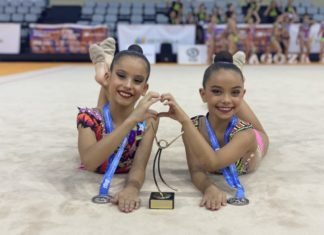 El equipo benjamín de gimnasia rítmica, subcampeón de España equipo benjamín