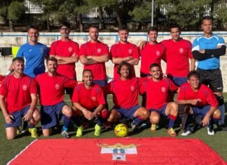 El equipo de bomberos nazarenos, tercero del Nacional de fútbol 7 el equipo