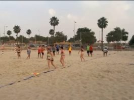 escuela de deportes playa