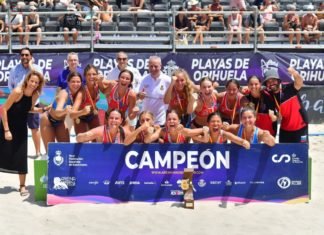 El balonmano playa quinteño, campeón de España este verano balonmano playa