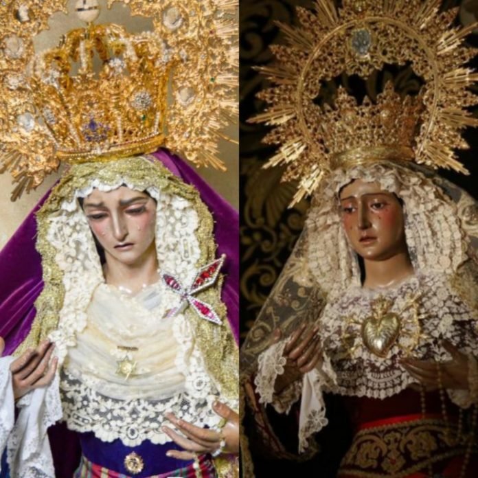 virgen del mayor dolor y traspaso y virgen de los dolores cultos a las vírgenes