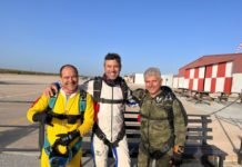 José Mª Álvarez, subcampeón andaluz de paracaidismo josé mª álvarez