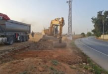 La ejecución del carril bici y acerado de Las Portadas está en marcha ejecución