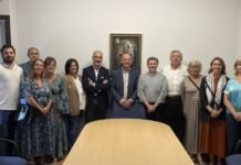 Visita al Centro de Orientación Familiar del alcalde de la ciudad visita