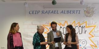 Cristina Hoyos celebró el Día del Flamenco en el CEIP Rafael Alberti cristina hoyos