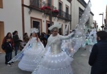 Próximas citas del pasacalles, mapping y nevada en el centro próximas citas