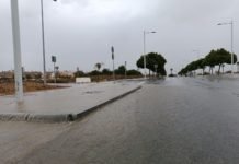 Decena de incidencias por el temporal de viento y lluvia este jueves decena de incidencias