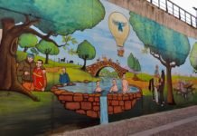 Nuevo mural decorativo en las instalaciones de Aspace nuevo mural decorativo