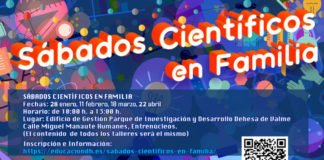 Muy buena acogida en el regreso de los Sábados Científicos en Familia recta final