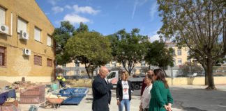 El patio del Colegio M. Enrique Díaz Ferreras ya luce reformado patio