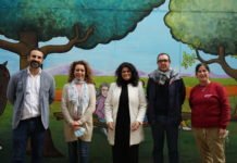 La delegada territorial de Inclusión Social visita Aspace delegada territorial