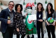Triplete de Valme en los Premios Fundación Hospital Optimista triplete