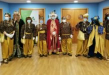 Presencia nazarena en la visita de los Reyes Magos a Valme y Tomillar presencia nazarena