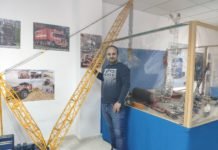 Camiones de modelismo en una exposición en Dos Hermanas camiones de modelismo