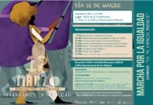 El centro se convierte en espacio lúdico y reivindicativo por el 8-M el centro