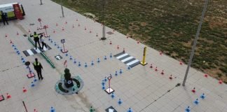 Pista de educación vial de la Policía Local para los centros escolares pista de educación vial