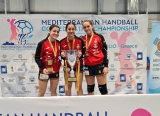 Campeonas con la selección española juvenil campeonas