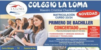 El Colegio La Loma incorpora Bachillerato el próximo curso colegio la loma