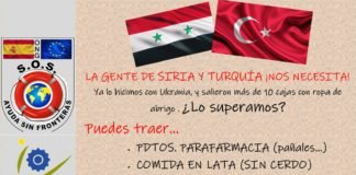 Campaña solidaria por el terremoto de Siria y Turquía campaña solidaria
